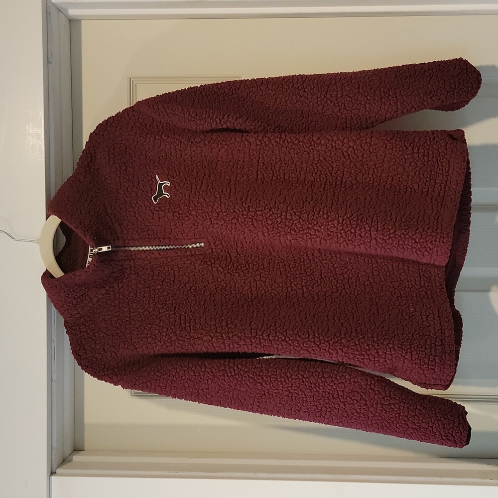 Fleece sherpa PINK sweater